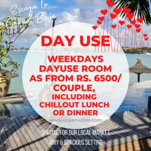 Chill-in Day Use Offer with Lunch or Dinner